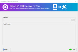 Cigati VHDX Recovery screenshot 1