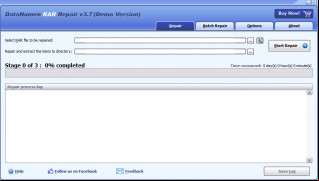 DataNumen RAR Repair screenshot 1