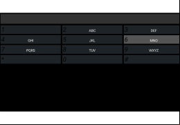 Dial Pad - 6mno
