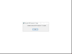 .NET Framework Version 1.1 - installation-completed