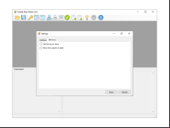 Simple Resx Editor - behaviour-settings