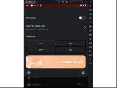 UFO VPN - settings-menu